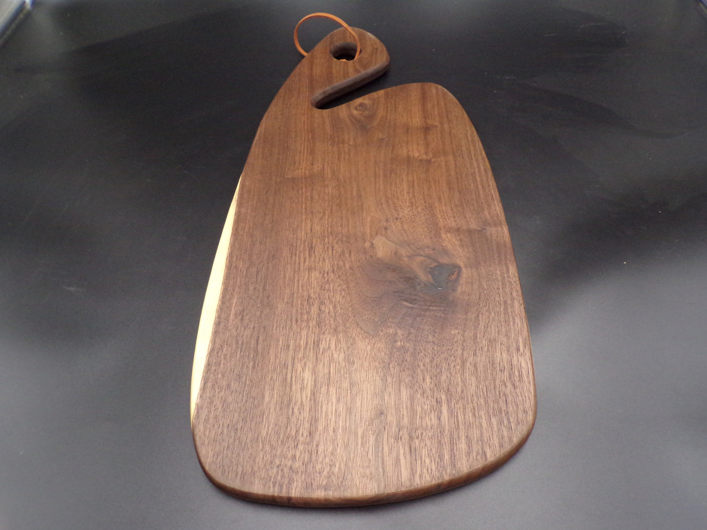 Personalized Live Edge Walnut Charcuterie Board: Embrace Imperfection and Faith