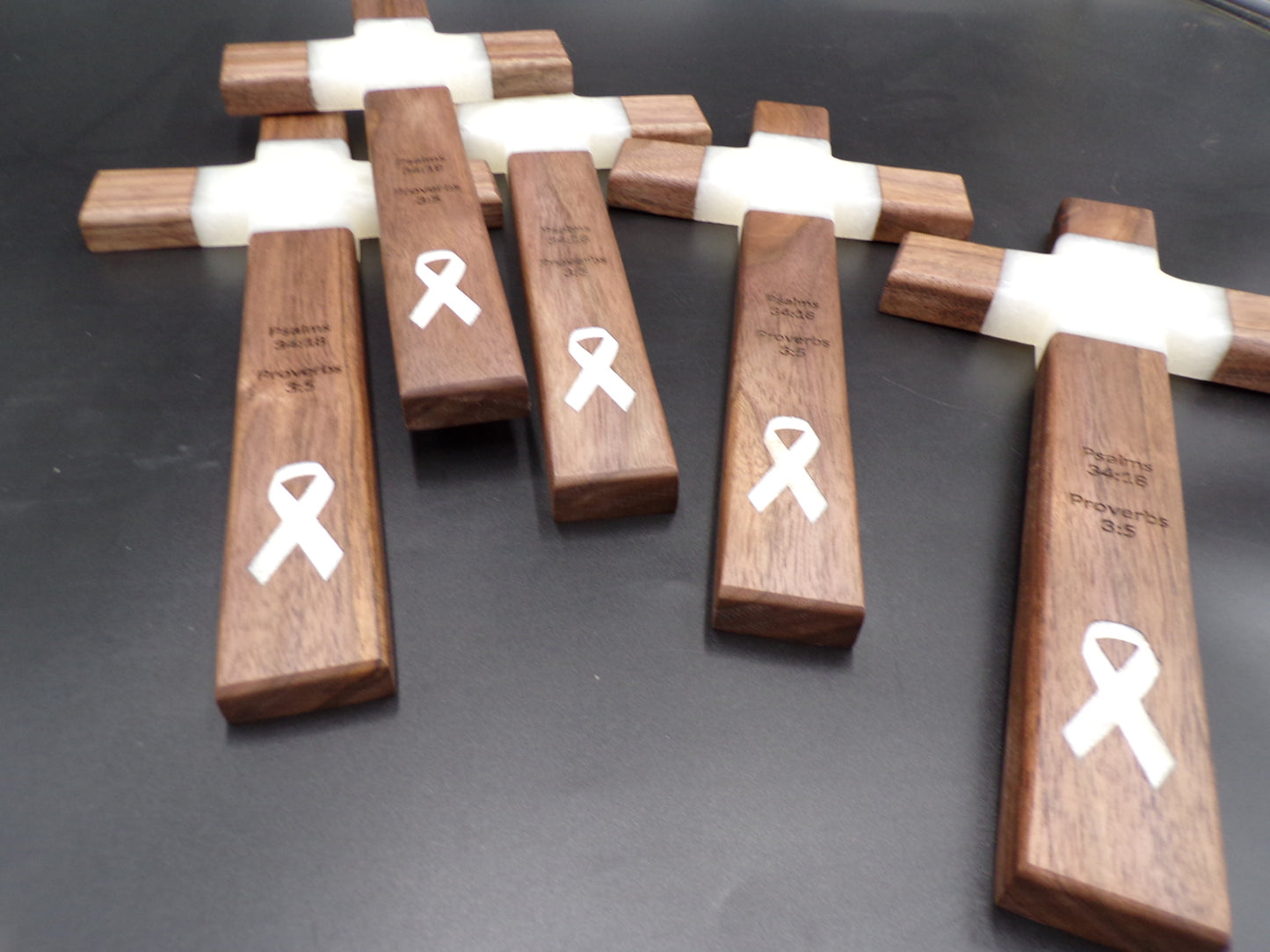 Embrace Hope Cross: Lung Cancer Awareness Gift of God's Love