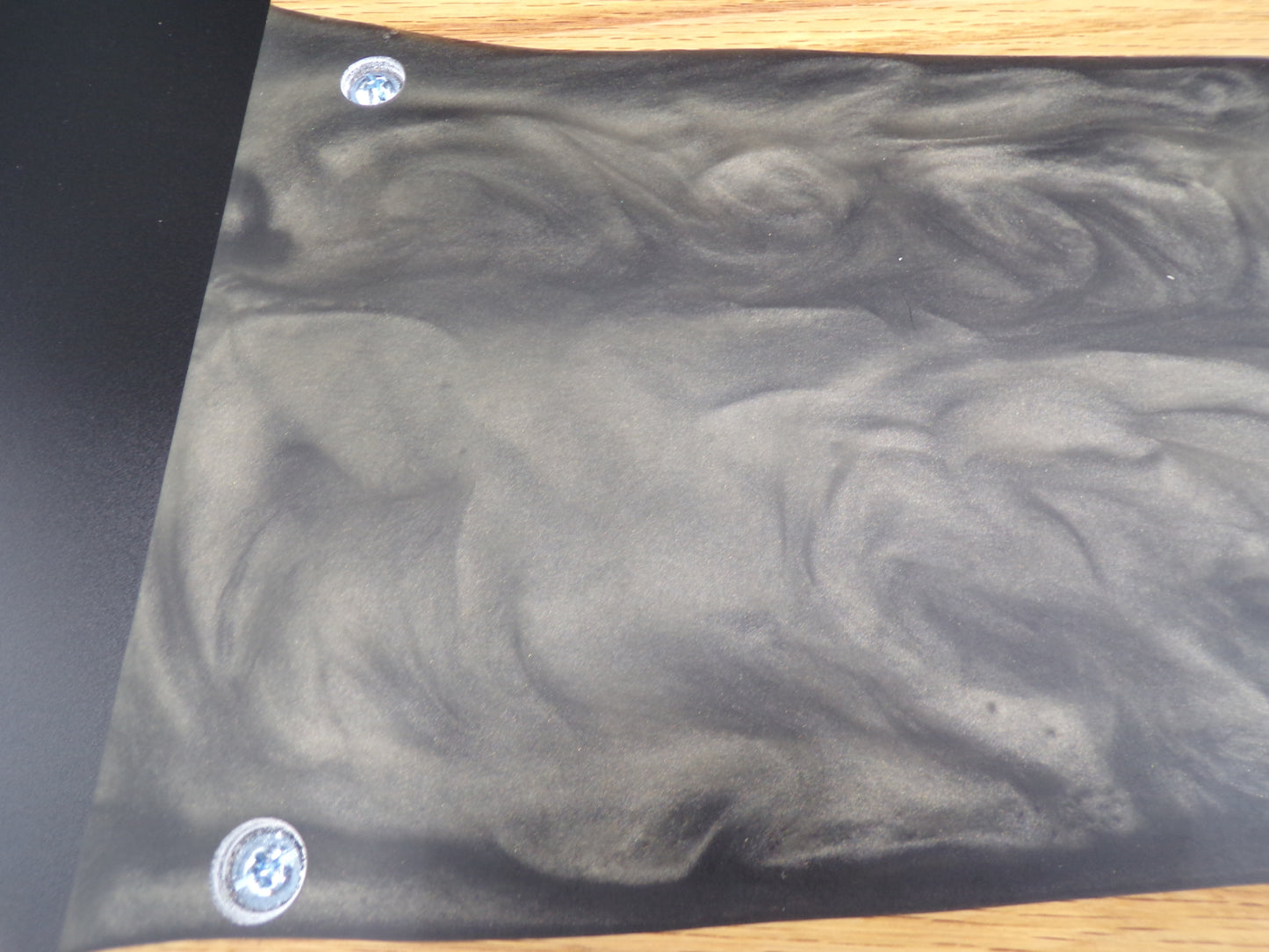 H.W. Live Edge Wood & Epoxy Resin Charcuterie Board Epoxy Serving Board | Epoxy River Serving Tray