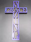 3-D Layered Wood Amazing Grace Wall Decor