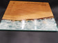 Ocean Wave and Beach with Seashells Custom Epoxy Art Personalized Bible Verse Olive Wood Charcuterie Board