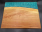 Ocean Wave and Beach with Seashells Custom Epoxy Art Personalized Bible Verse Olive Wood Charcuterie Board