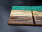 Enhance Your Gatherings with Our Personalized Bible Verse Live Edge Walnut Charcuterie Board and Coaster Set