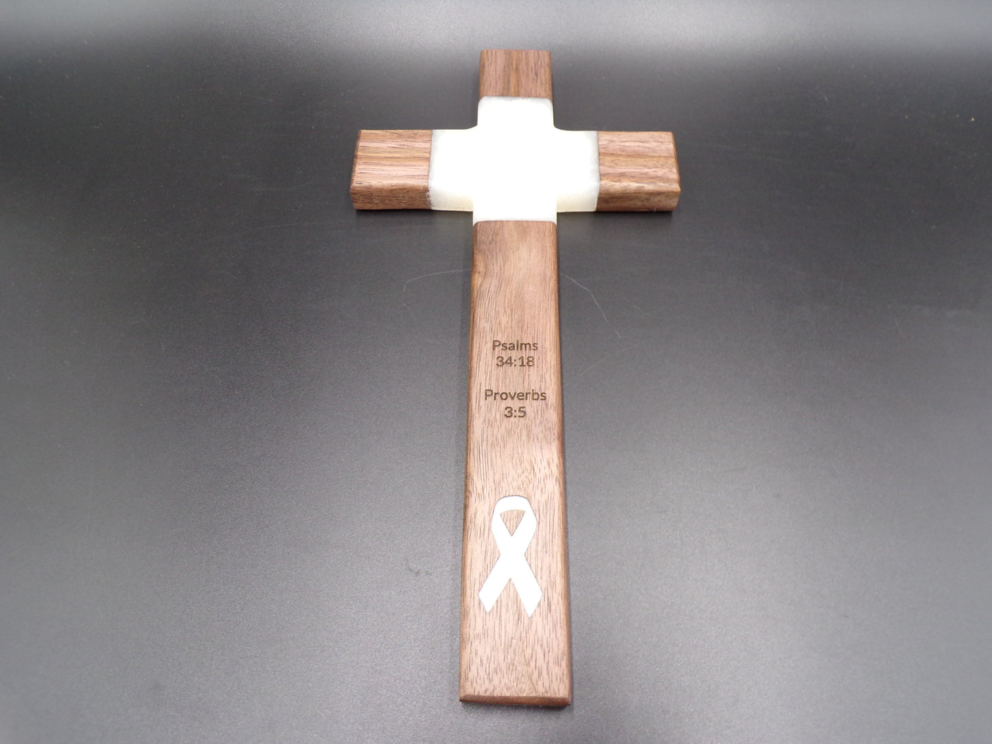 Embrace Hope Cross: Lung Cancer Awareness Gift of God's Love