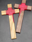 Give the Gift of God's Love Redemption Flow Cross - Blood Red Epoxy