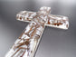 Nail of Devotion Cross: Solid Epoxy Resin with Embedded Nails Give the Gift of God's Love